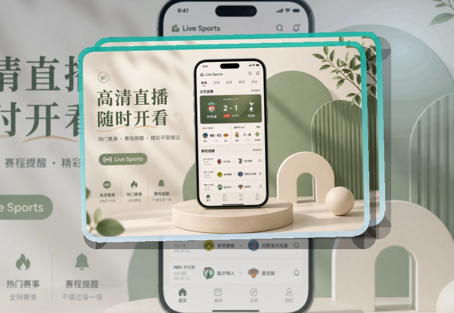 买球站 App核心亮点，赛程比分更好找，常用入口更直观 页面展示